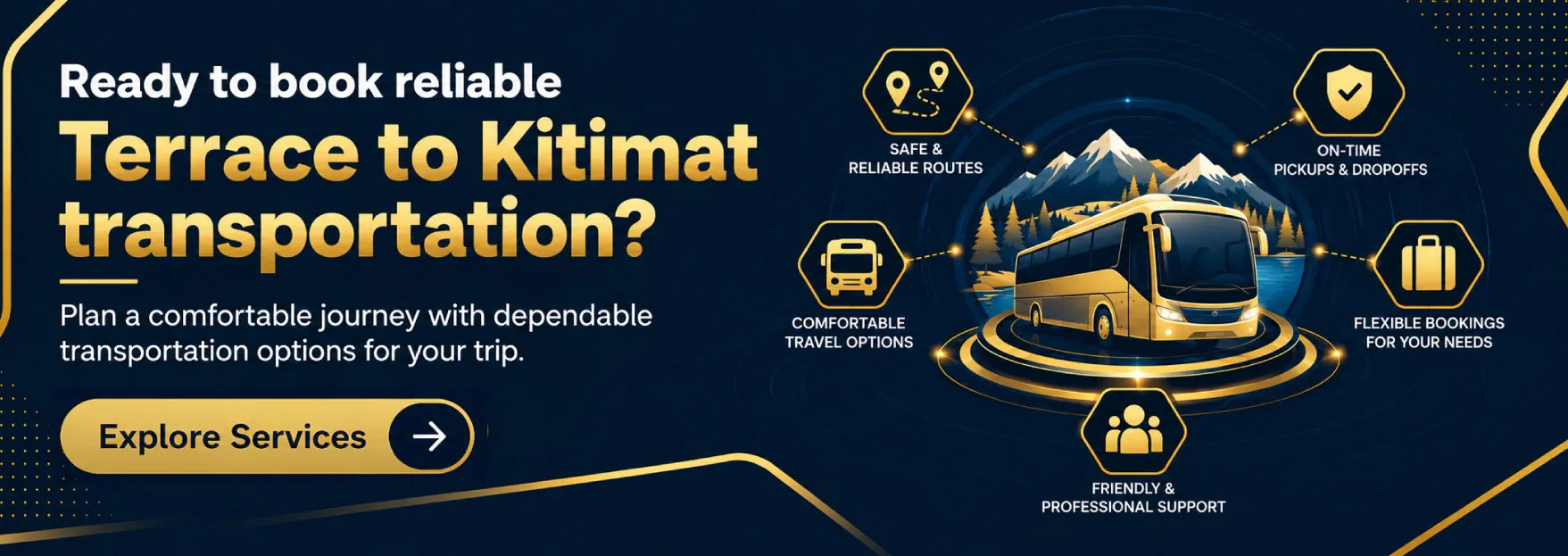 Terrace to Kitimat Transportation: Your Complete Travel Guide 1 Ready to book reliable Terrace to Kitimat transportation