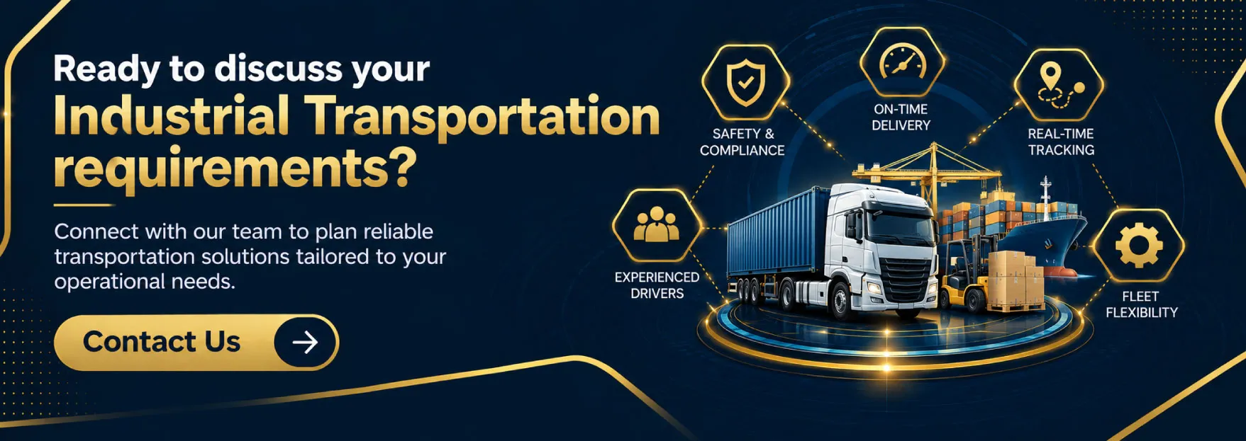 Ready to discuss your industrial transportation requirements